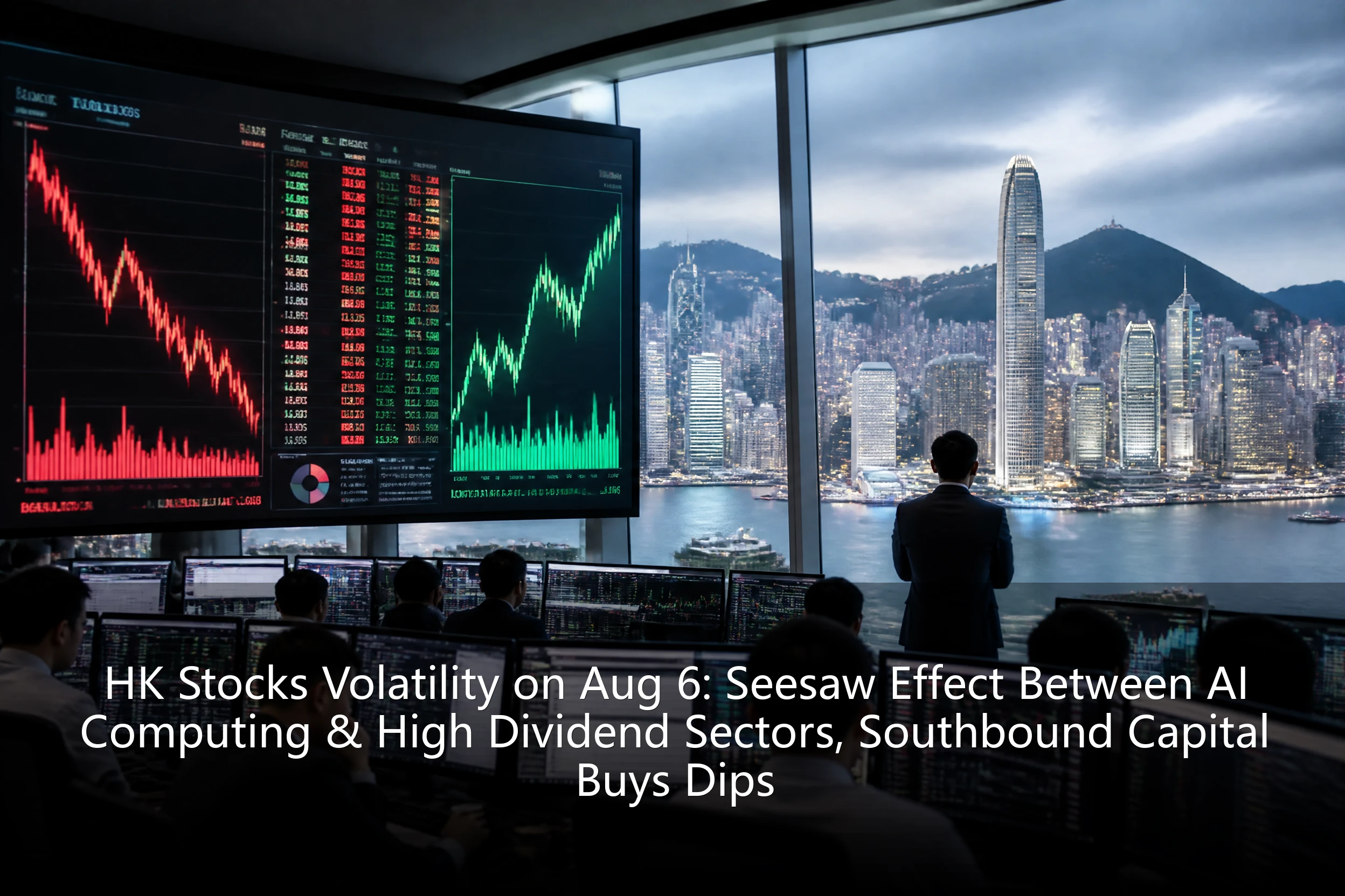 HK Stocks Volatility on Aug 6: Seesaw Effect Between AI Computing & High Dividend Sectors, Southbound Capital Buys Dips