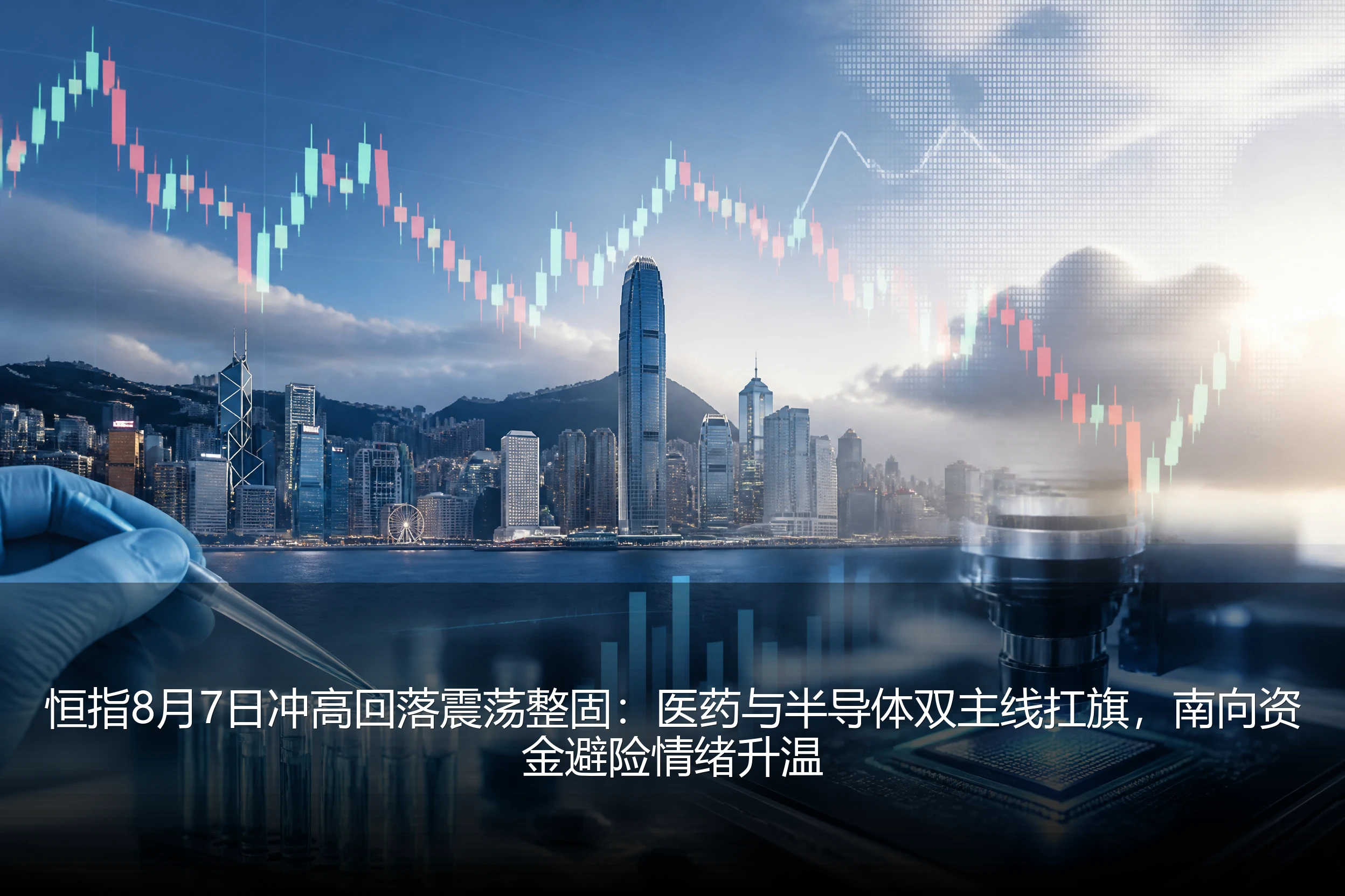 恒指8月7日冲高回落震荡整固：医药与半导体双主线扛旗，南向资金避险情绪升温