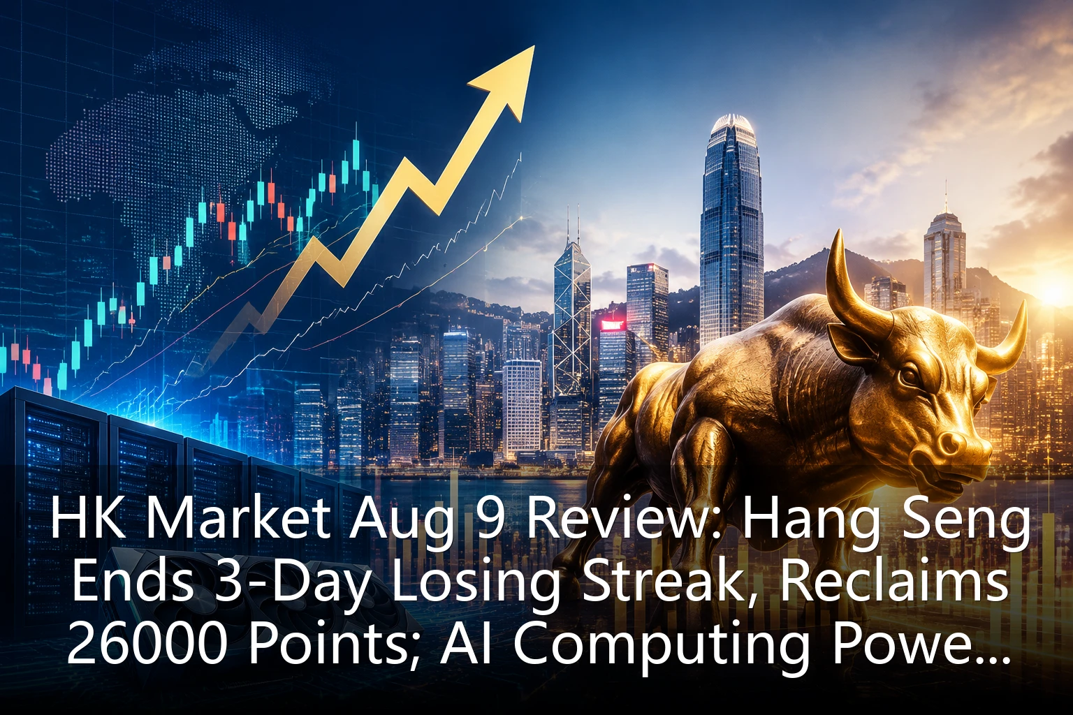 HK Market Aug 9 Review: Hang Seng Ends 3-Day Losing Streak, Reclaims 26000 Points; AI Computing Power & High Dividends Resonate