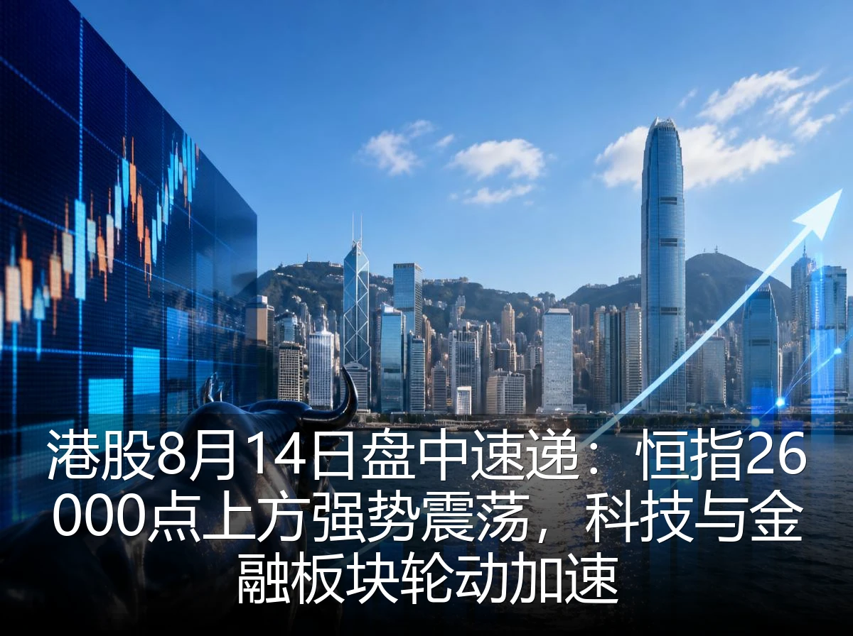 港股8月14日盘中速递：恒指26000点上方强势震荡，科技与金融板块轮动加速
