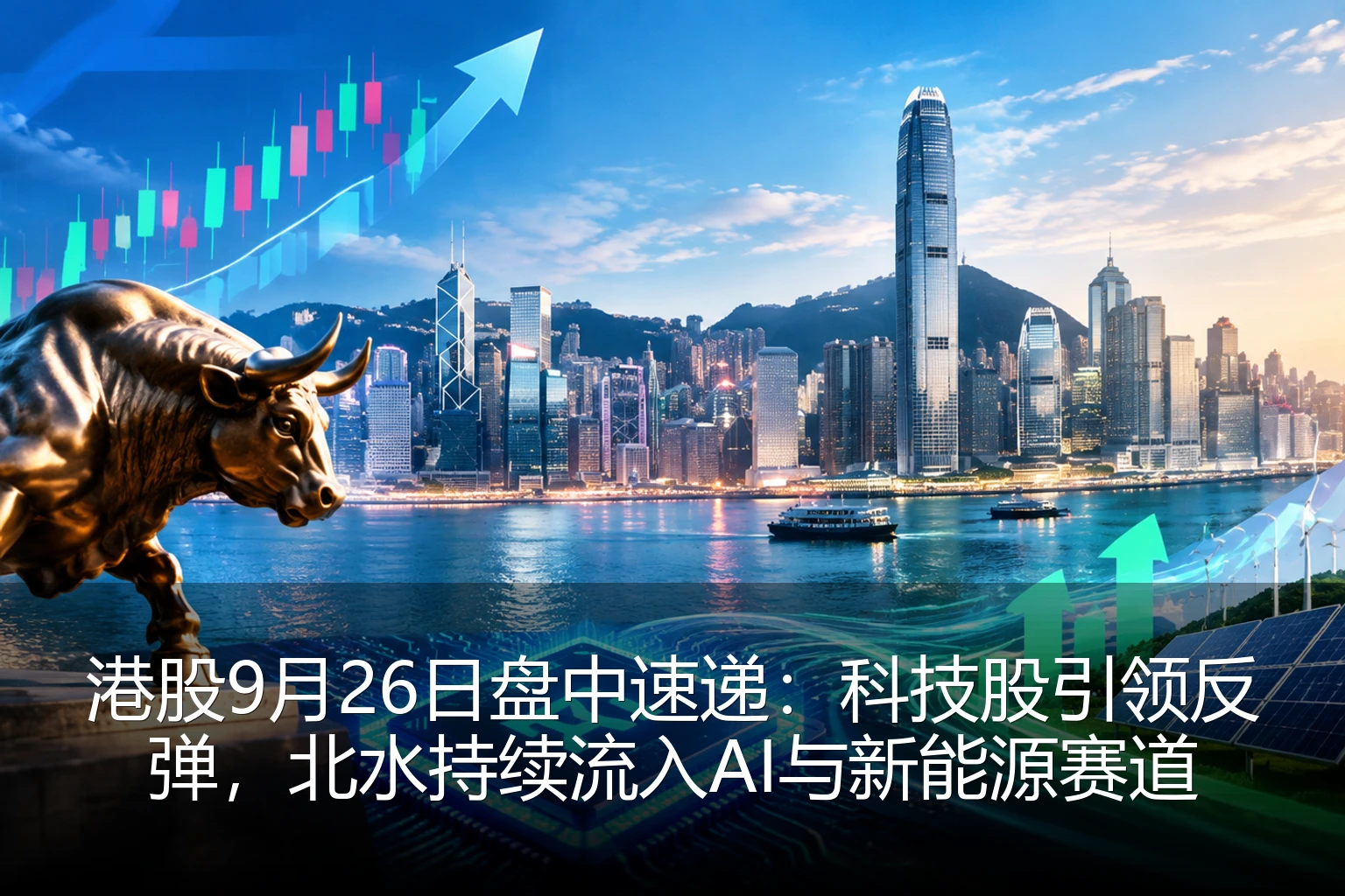 港股9月26日盘中速递：科技股引领反弹，北水持续流入AI与新能源赛道